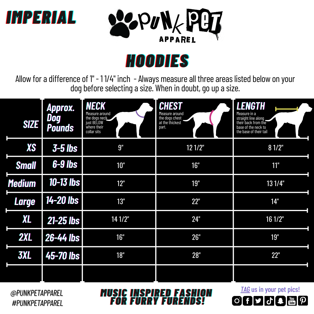Punk Pet Apparel Size Chart Thank Dog I'm A Country Boy Hoodie Imperial