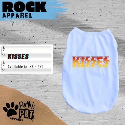 KISSES - White Tee (Also available in Black)