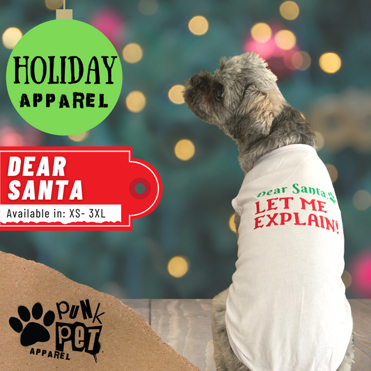 Dear Santa, Let Me Explain! - Pet T-Shirt