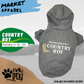 Thank DOG I'm a Country Boy -  Dog Hoodie - 6 Colours