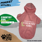 Thank DOG I'm a Country Girl -  Dog Hoodie - 8 Colours